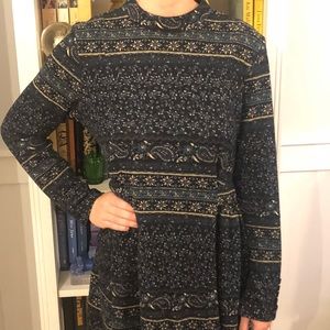 Beautiful boho fall winter dress! +Bonus